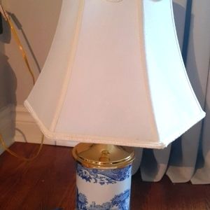 Spode porcelain Italian Blue Camilla Lamp